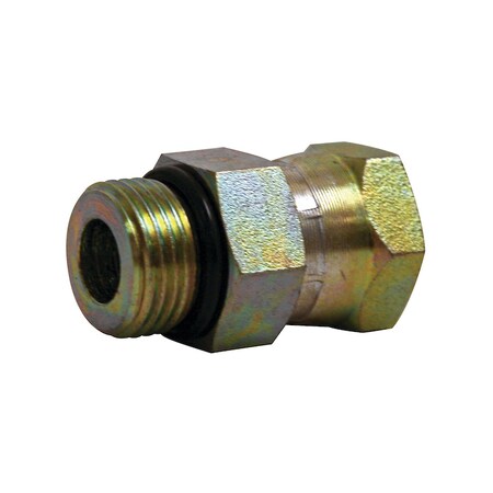 A & I Products Female NPT Swivel X Male ORB Straight Adapter 3.75" x4" x2" A-43D39